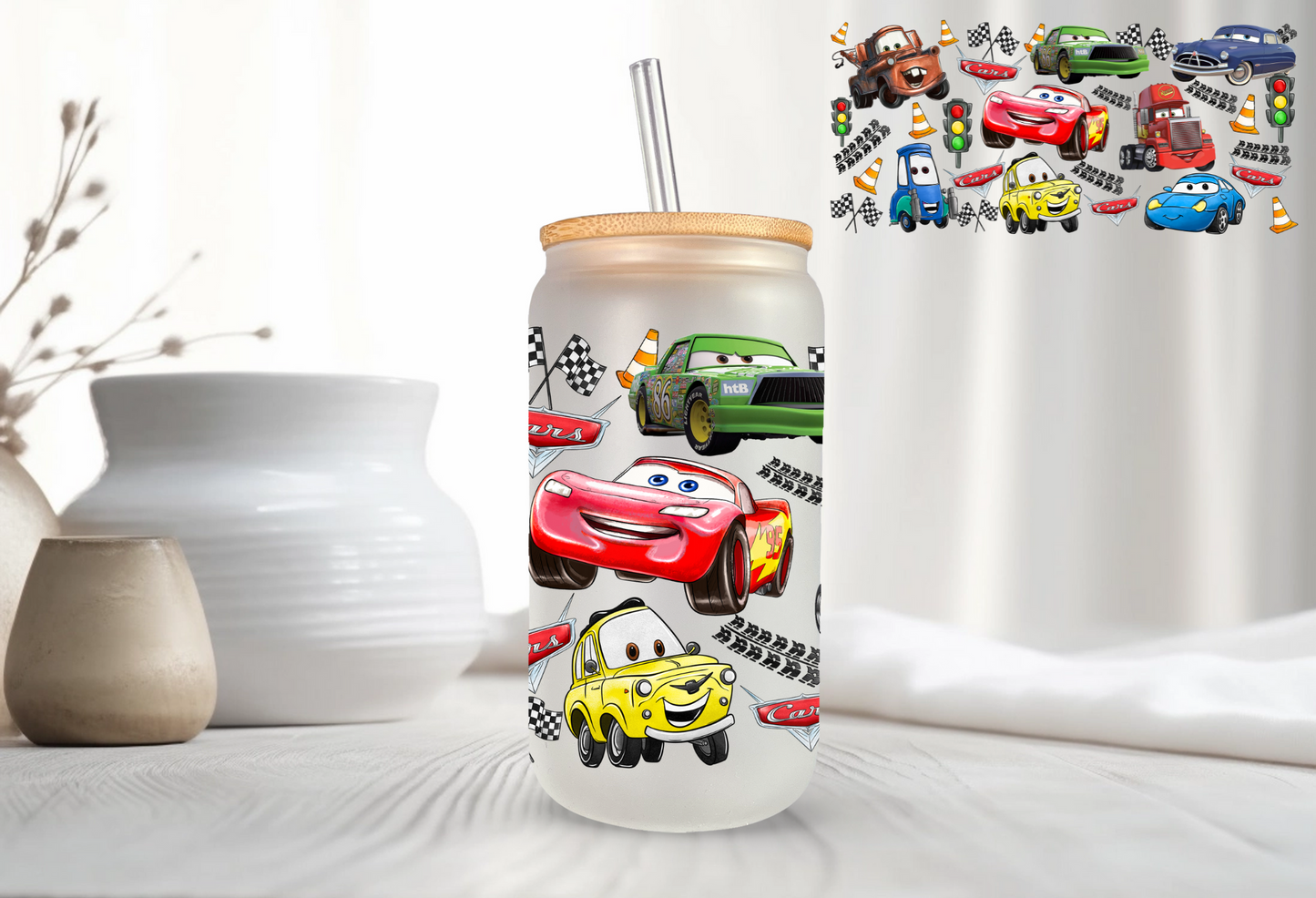 Cars and Friends UV DTF TRANSFER