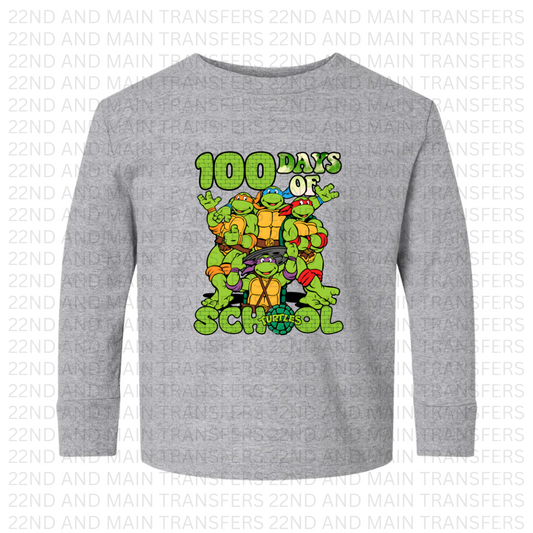 100 days Ninja Turtles kids