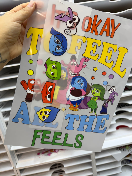 Inside out its okay to feel all the feels